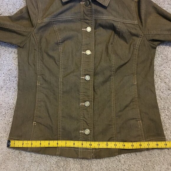 Northern Reflections Tan Denim Jean Jacket - Picture 14 of 16